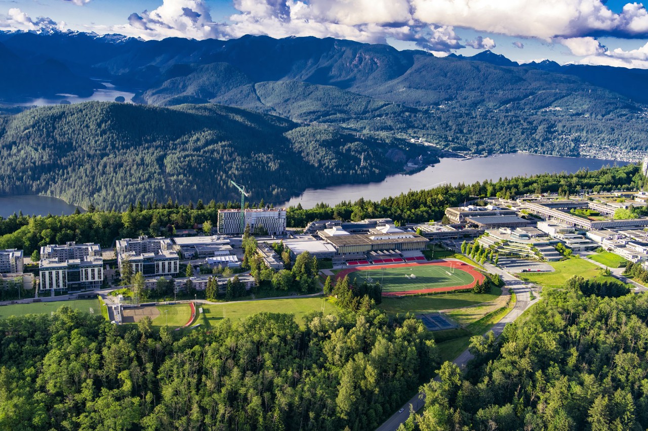 sfu campus scenic view